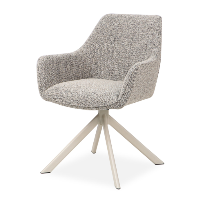 Eetkamerstoel Lisbon Bruin Frame Taupe