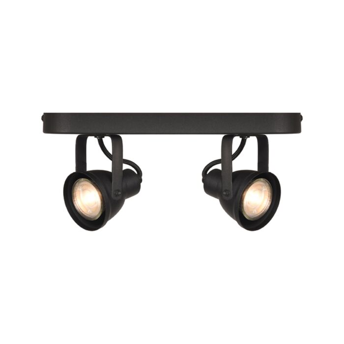 LABEL51 Spot Max led - Zwart - Metaal - 2 Lichts