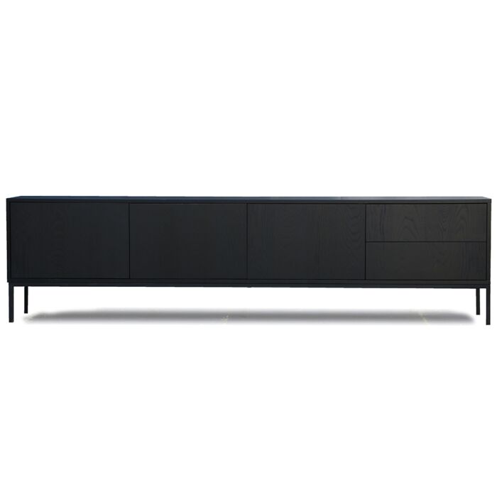 TV-meubel Luxury Mat Zwart Hoog