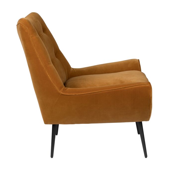 Dutchbone Lounge Chair Glodis Whiskey
