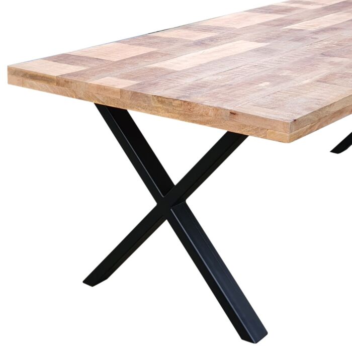 Mango Eettafel X-Poot Dun 190cm