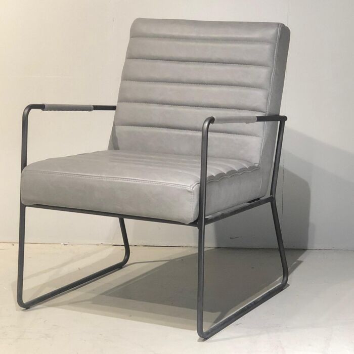 Fauteuil Glider Industrieel Grijs 