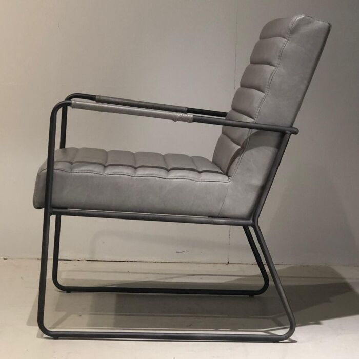 Fauteuil Glider Industrieel Grijs 