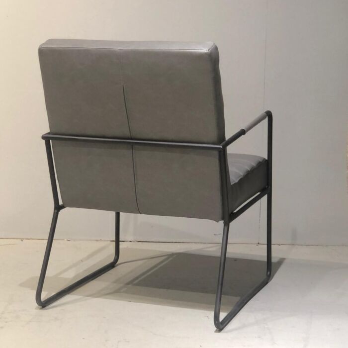 Fauteuil Glider Industrieel Grijs 