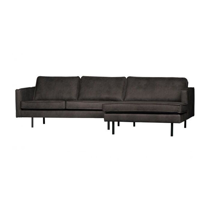 RODEO CHAISE LONGUE RECHTS ZWART