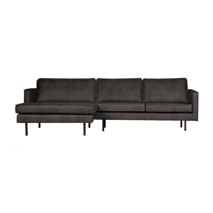 RODEO CHAISE LONGUE LINKS ZWART