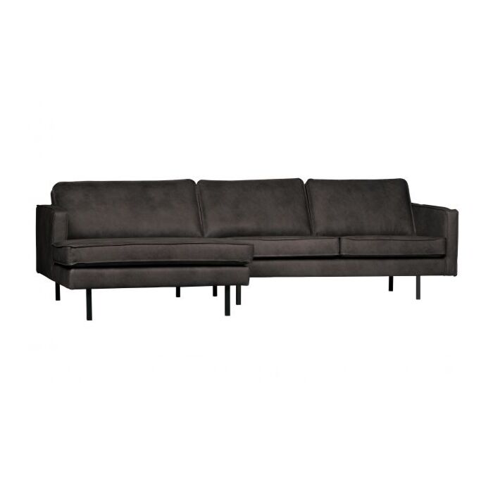 RODEO CHAISE LONGUE LINKS ZWART