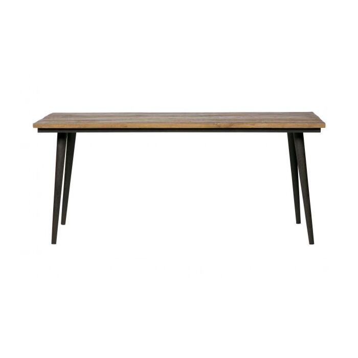 GUILD TAFEL NATUREL MET ZWART ONDERSTEL 220x90