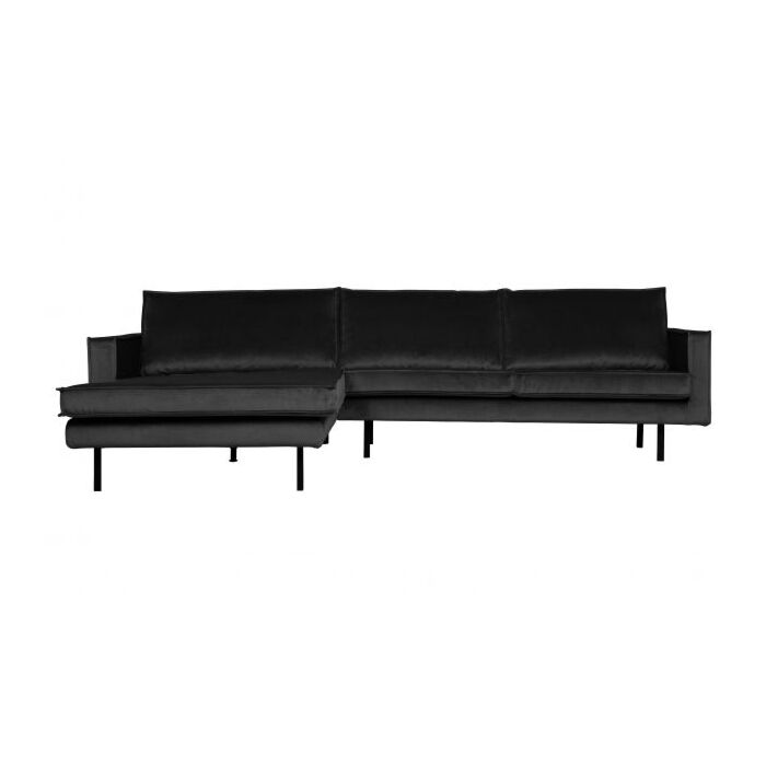 RODEO CHAISE LONGUE LINKS VELVET ANTRACIET