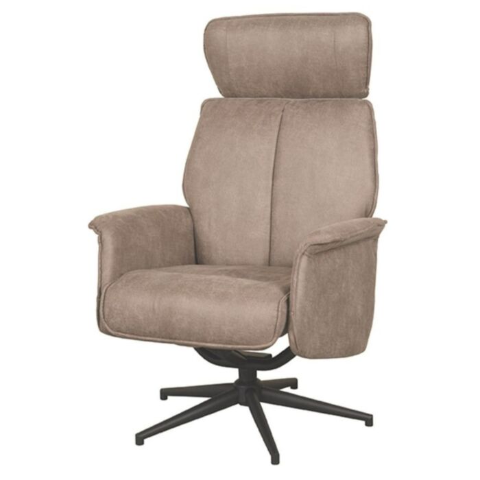 Fauteuil Verdal Taupe Micro Suede