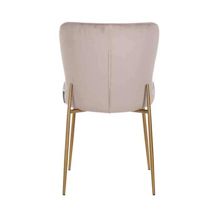 Stoel Odessa khaki / brushed gold fire retardant