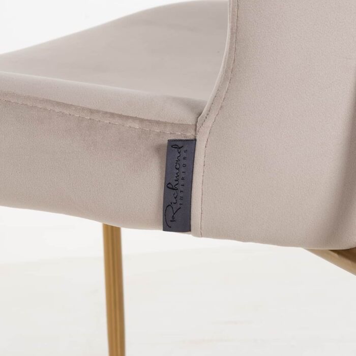 Stoel Odessa khaki / brushed gold fire retardant