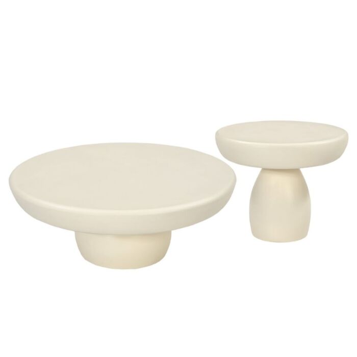 Salontafel Dune 80cm Beige