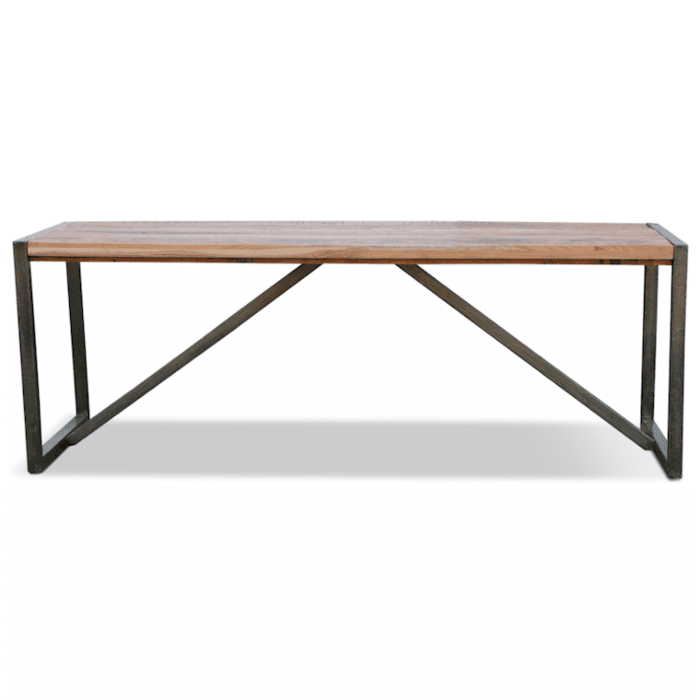 Industriële Eetkamertafel Acacia Houten Lifty 240x95cm