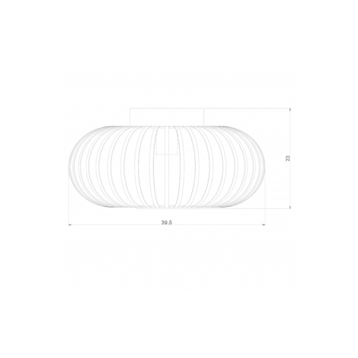 Scandinavische Plafondlamp Manu Wit