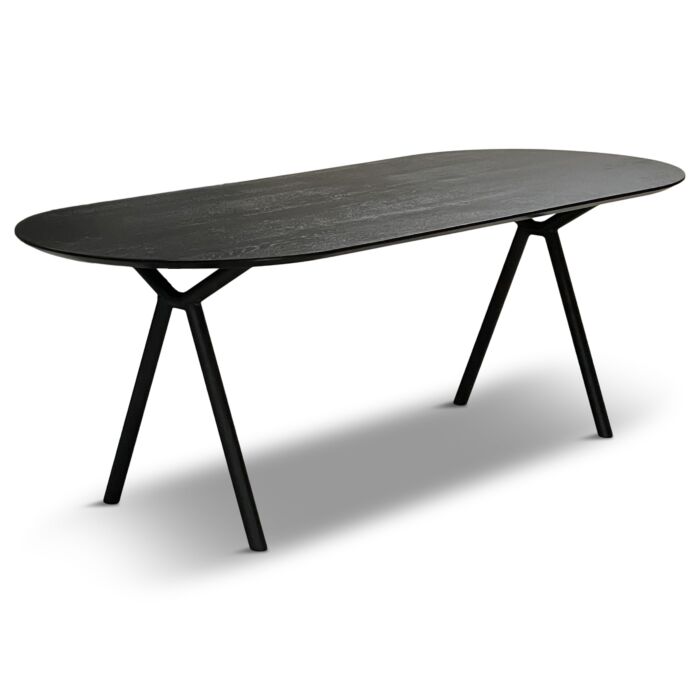 Ovale Eettafel Spoon Zwart