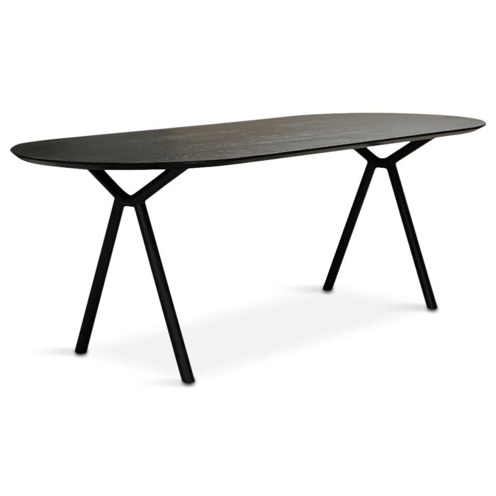 Ovale Eettafel Spoon Zwart