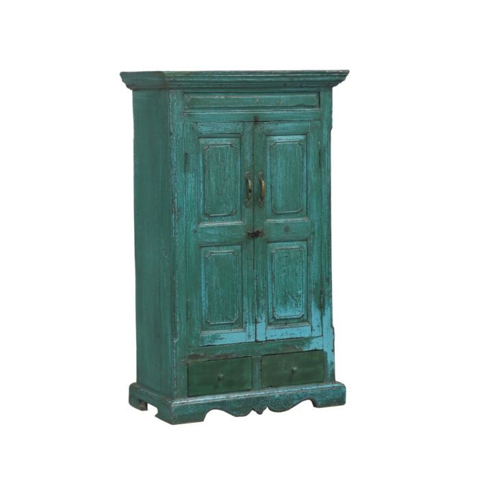 Groene Wandkast India Hout 