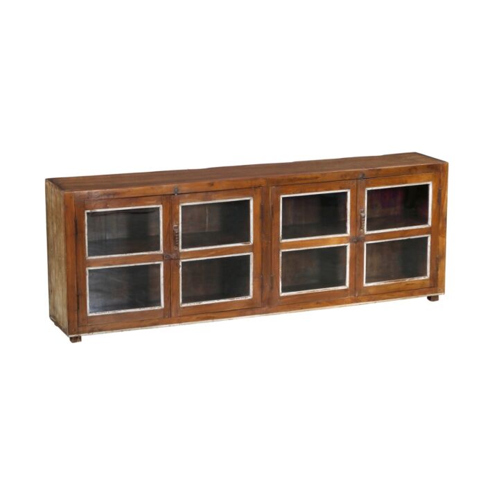 Houten Dressoir India Met Glas Laag