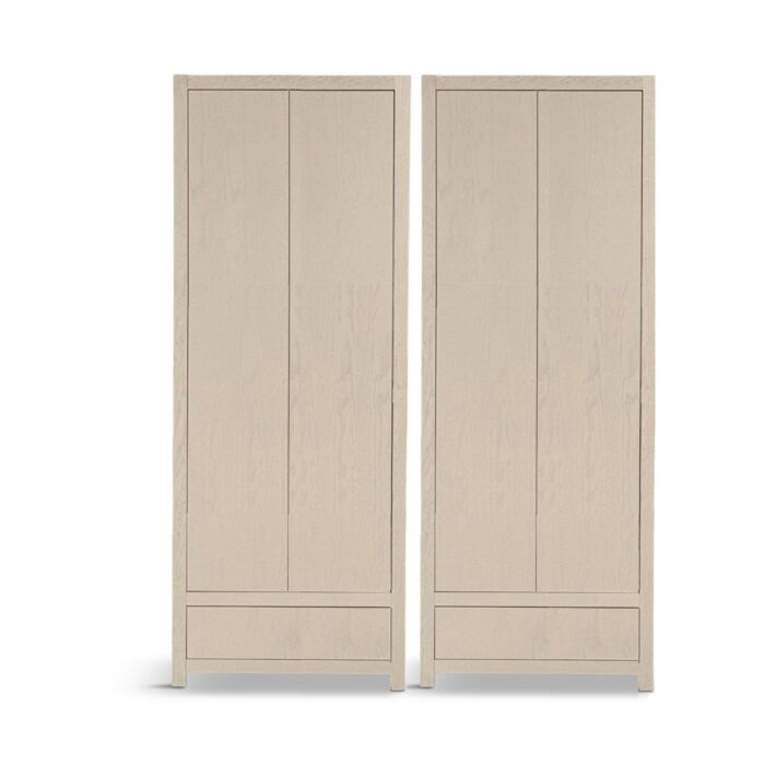 Opbergkast Diamond Taupe 80cm Eiken
