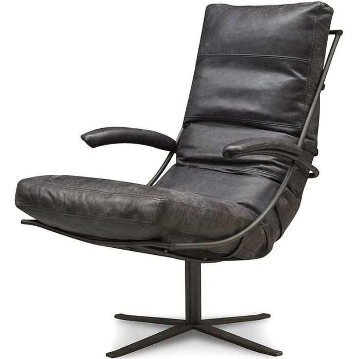 Relaxfauteuil Tiber Zwart