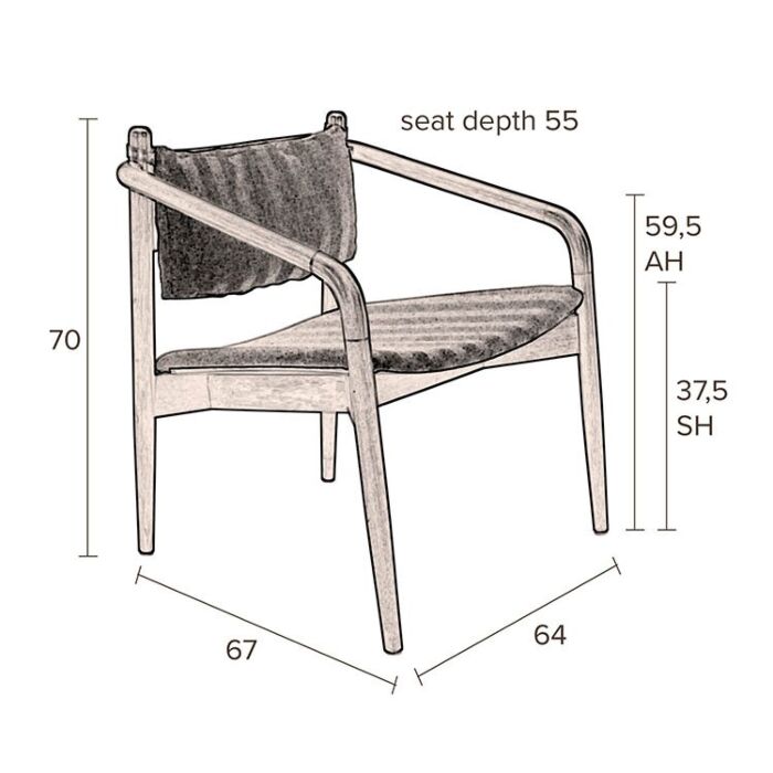 Dutchbone Fauteuil Torrance