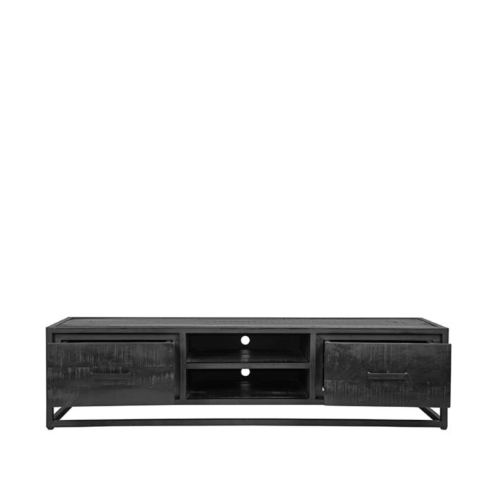 LABEL51 Tv-meubel Chili - Zwart - Mangohout - Tv-Meubel 160 cm