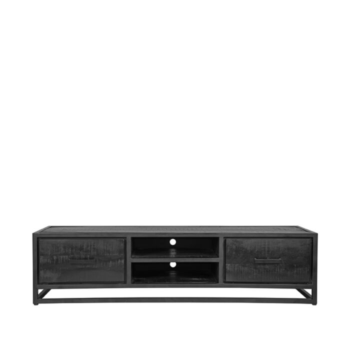 LABEL51 Tv-meubel Chili - Zwart - Mangohout - Tv-Meubel 160 cm
