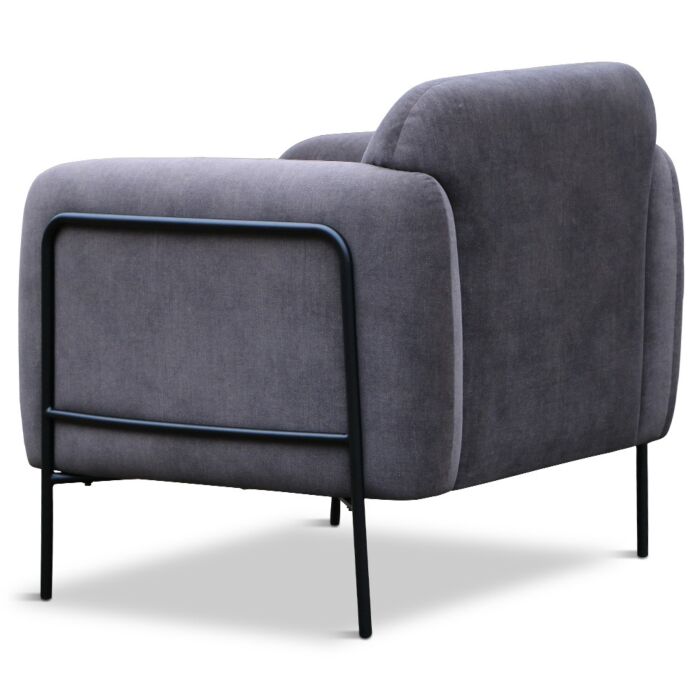 Fauteuil Shelby Modern Donkergrijs 