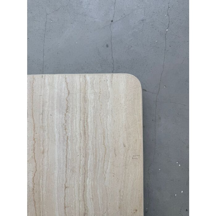 Eettafel Roxy Travertin Poot Brons