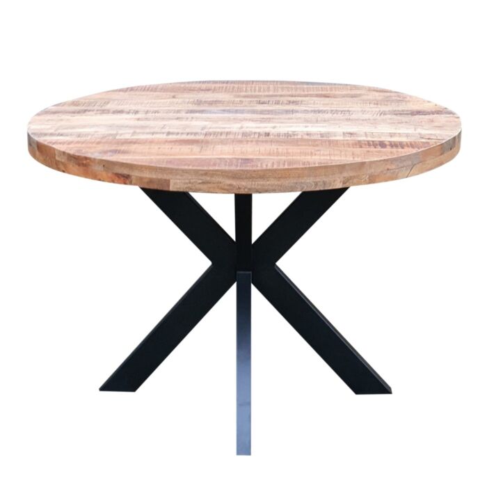 Ronde Eettafel Mangohout Tom 130cm