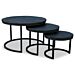 Nest Salontafel Set Mango Zwart