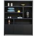 Diamond luxe Boekenkast Zwart 180cm

