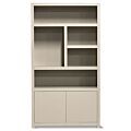 Boekenkast Diamond Taupe 120cm 5 Vaks Links Eiken