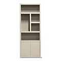 Boekenkast Diamond 80cm 5 vaks Links Taupe Eiken