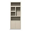 Boekenkast Diamond 80cm 5 vaks Rechts Taupe Eiken
