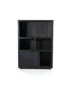 Eleonora Kabinet Helsinki Zwart 120cm 2 Deurs