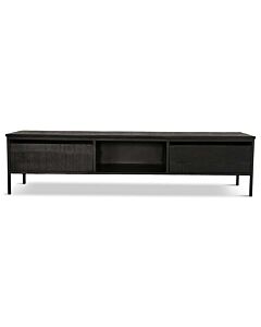 tv-meubel zwart hout