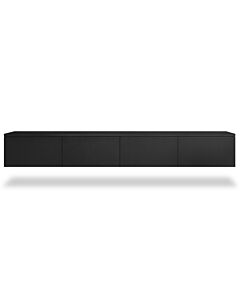 Zwevend TV Meubel Mat Zwart 240cm HO-19 