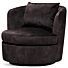  Draaibare Lounge Fauteuil Desiree Bouclé White Zand