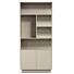 Boekenkast Eco Line 5 Vaks Rechts Taupe