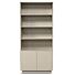  Boekenkast Eco Line 5 Vaks Rechts Taupe