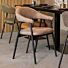 LABEL51 Eetkamerstoel Amaze Taupe Micro Suede 