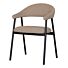  LABEL51 Eetkamerstoel Amaze Taupe Micro Suede 