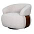  LABEL51 Fauteuil Valenza Boucle Zwart Eiken