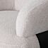 LABEL51 Fauteuil Valenza Boucle Zwart Eiken