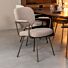 LABEL51 Eetkamerstoel Lausanne Mushroom Royal Boucle