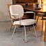 LABEL51 Eetkamerstoel Lausanne Naturel Royal Boucle Taupe