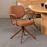 LABEL51 Eetkamerstoel Basel Coral Royal Boucle