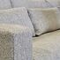 Hoekbank Mora Beige Ottomaan Links
